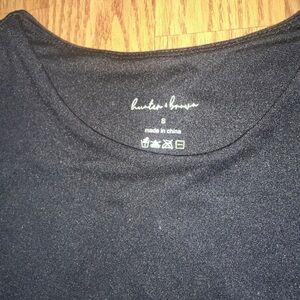 Hunter + Hope Black Crop Top